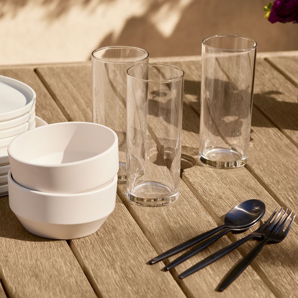 Modern Melamine Dinnerware (Set of 12) West Elm Australia